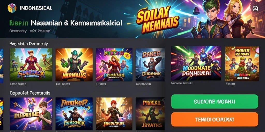 Tampilan antarmuka yang menarik dan sederhana.
