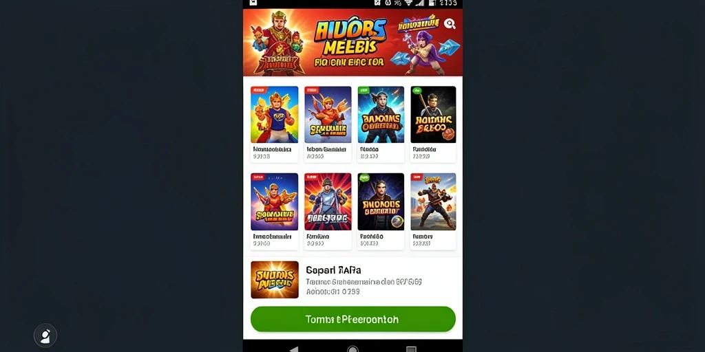 Tangkapan layar karakter utama dalam aksi.