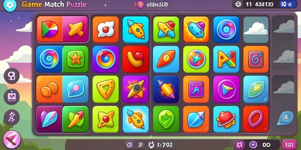 Screenshot menunjukkan tampilan menu utama yang menarik.